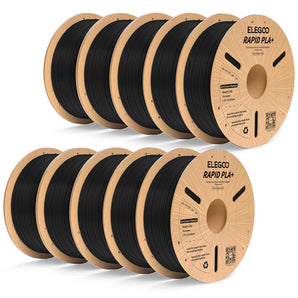 RAPID PLA+ Filament 1.75mm Black 10KG