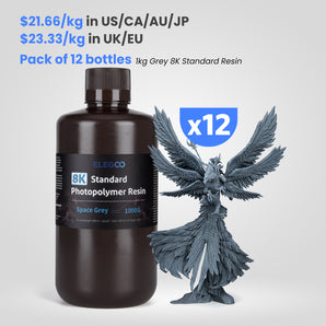 8K Standard Resin Grey 12KG